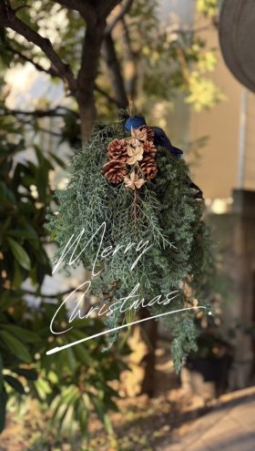 手作りスワッグ