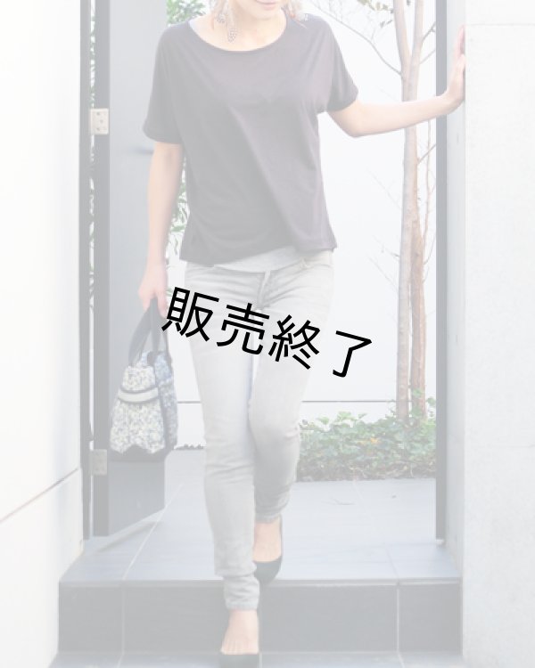 ドルマンスリーブtシャツ パターンレーベル ドルマンスリーブtシャツ パターンレーベル