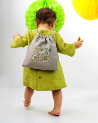 ベビーaラインワンピ パターンレーベル ベビーaラインワンピ パターンレーベル