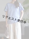 ▲フリルスリーブブラウス
