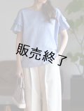 ▲フリルスリーブブラウス
