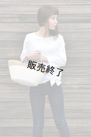 画像3: フロントタイブラウス