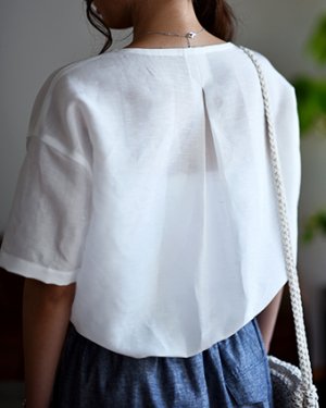 画像12: ドロップショルダーTブラウス