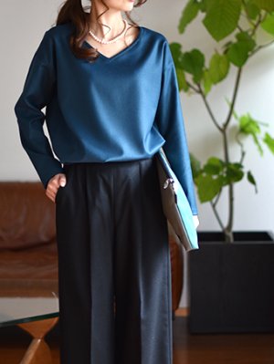 画像16: ドロップショルダーTブラウス