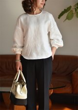 ボリュームスリーブブラウス
