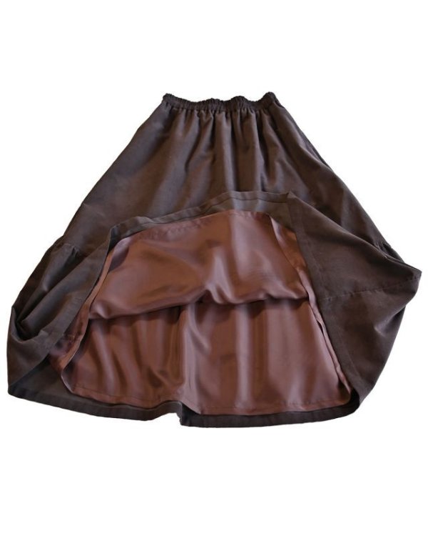 ティアードスカートの型紙