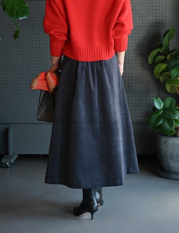 ハイウエストマキシスカートの型紙