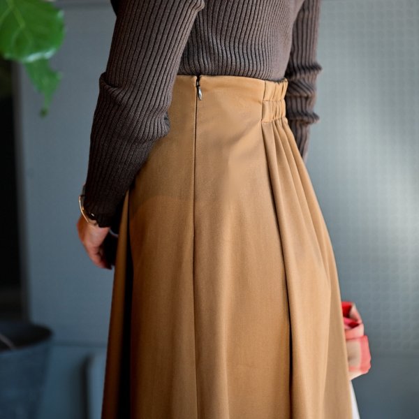 ハイウエストマキシスカートの型紙