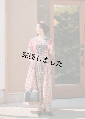 画像6: 【コラボキット】パネル切り替えワンピース布地キット