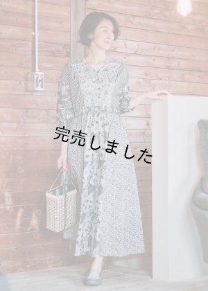 画像10: 【コラボキット】パネル切り替えワンピース布地キット