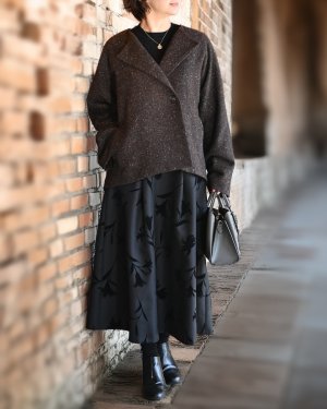 画像7: ノーカラーショートコート