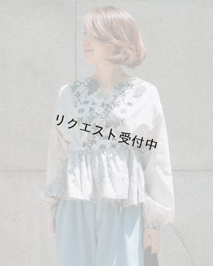 画像15: 【コラボキット】2ネックカシュクールカーデ布地キット