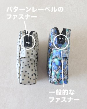 高級仕様のファスナー