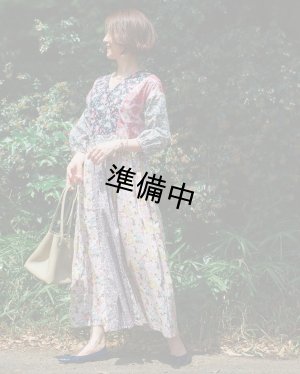 画像1: 【コラボキット第3弾】パネル切り替えワンピース布地キット