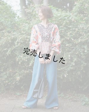 画像1: 【コラボキット第3弾】2ネックカシュクールカーデ布地キット