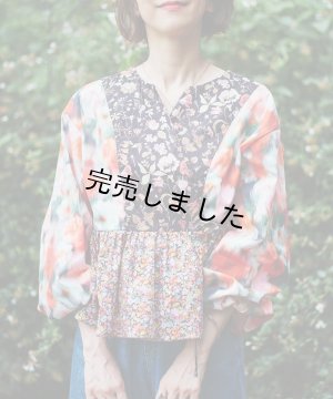 画像3: 【コラボキット第3弾】2ネックカシュクールカーデ布地キット