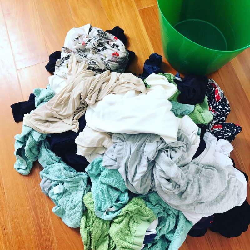 洗濯物いっぱい