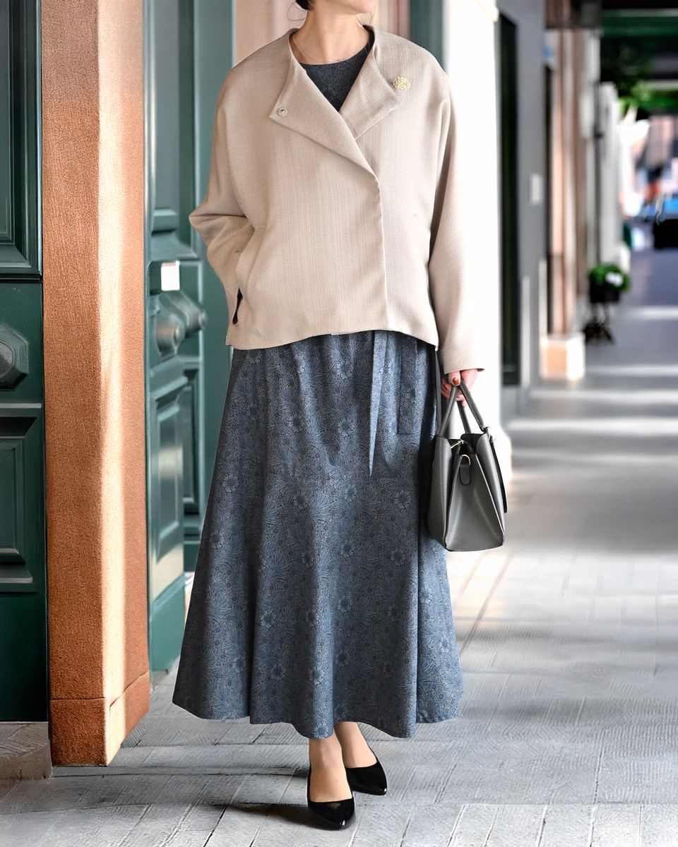 春のショートコート