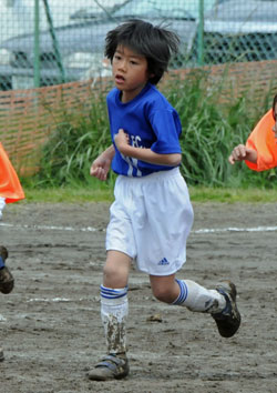 サッカーの試合