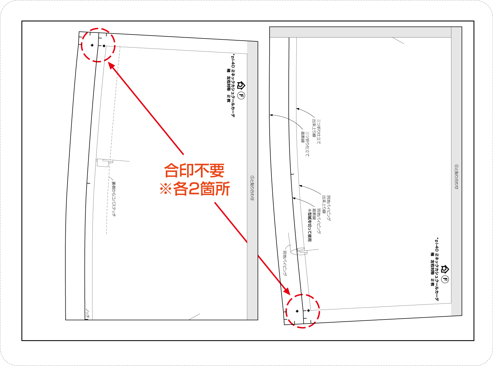 お詫びと訂正 - パターンレーベル