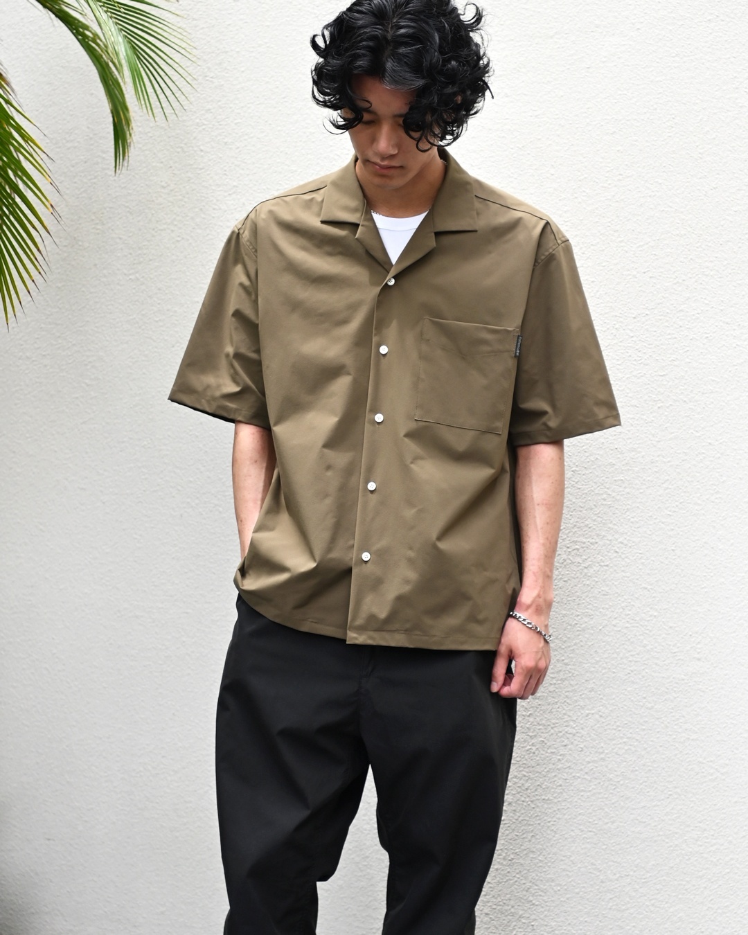 メンズ,ユニセックス,開襟シャツ,シャツ,型紙,作り方