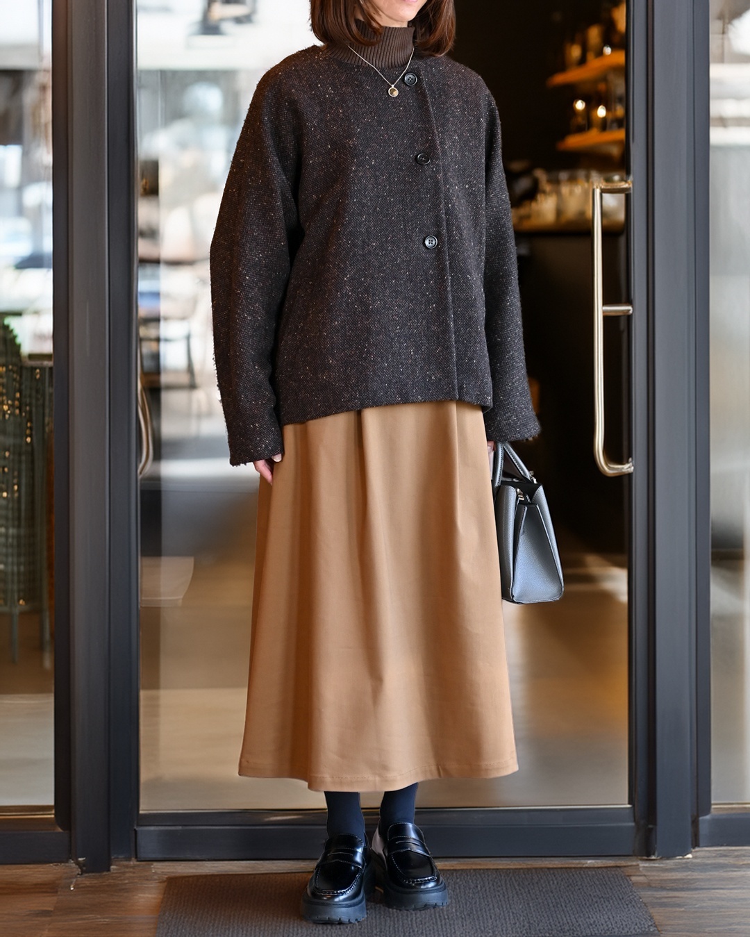 型紙,作り方,ミシン,裁縫,職業用ミシン,パターン,手芸,洋裁,ソーイング,レディース,ノーカラーショートコント,手作り,コート,