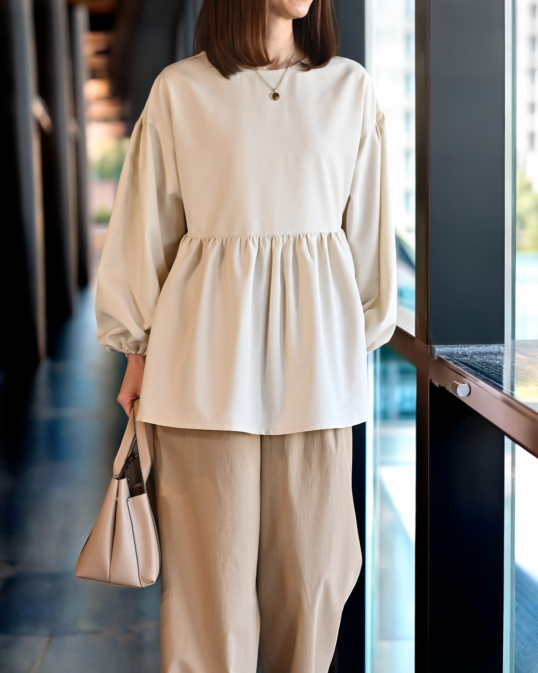 型紙,作り方,ミシン,裁縫,職業用ミシン,パターン,手芸,洋裁,ソーイング,レディース,2WAY切替ブラウス,手作り,ブラウス,