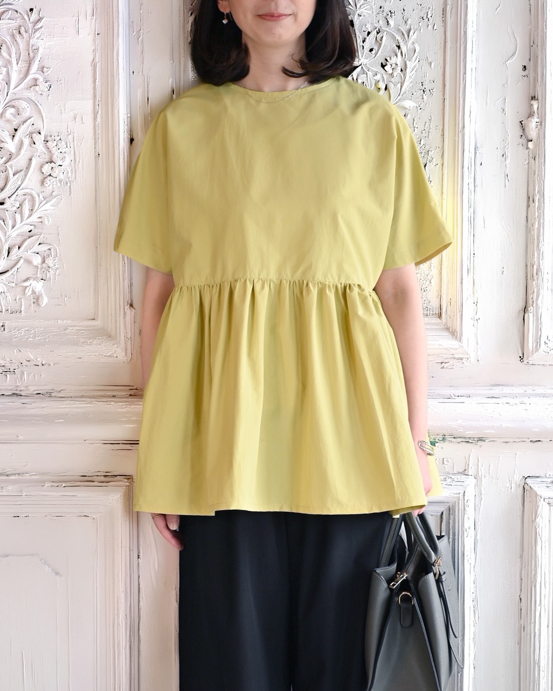 型紙,作り方,ミシン,裁縫,職業用ミシン,パターン,手芸,洋裁,ソーイング,レディース,2WAY切替ブラウス,手作り,ブラウス,