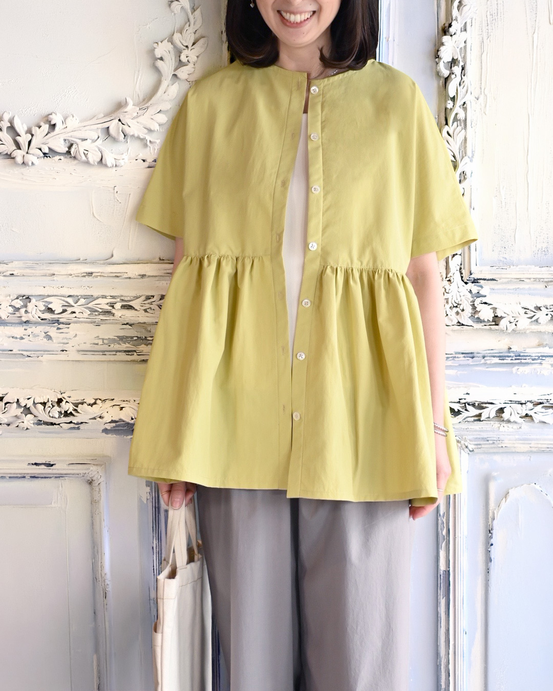 型紙,作り方,ミシン,裁縫,職業用ミシン,パターン,手芸,洋裁,ソーイング,レディース,2WAY切替ブラウス,手作り,ブラウス,